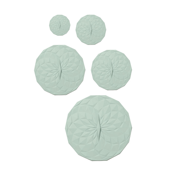 5-Piece Suction Lid Set - Mint